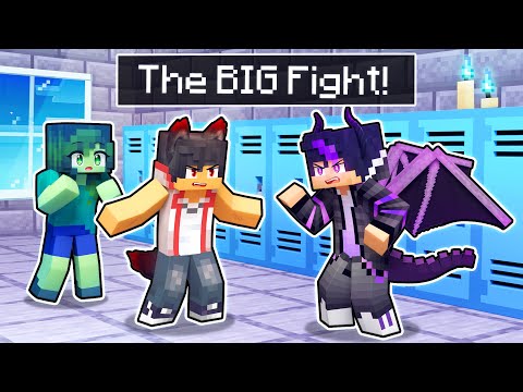 The BIG FIGHT At Monster HIGH SCHOOL In Minecraft!