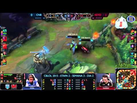 KEYD x CNB CBLoL 2015 S2 W3D2 Best of 2
