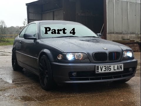 Bmw E46 328i Coupe Project (Part 4 - Lights, Tints & Springs!)
