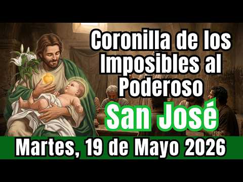 Coronilla de los Imposibles al Poderoso San José – 19 de Mayo de 2026 + Reflexión del evangelio