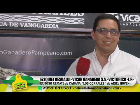 EZEQUIEL GESUALDI - DE FRENTE AL CAMPO junto al SECTOR PRODUCTIVO.