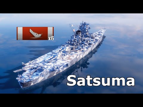 World of WarShips Satsuma - 6 Kills 300K Damage