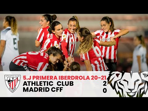 ⚽️ RESUMEN I Athletic Club 2-0 Madrid CFF | J5 Primera Iberdrola 2020-21 I Laburpena