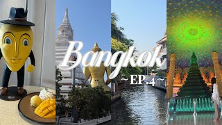 【Bangkok Trip EP.4】 バンコク女子ひとり旅Vlog (マンゴー/インスタ映えのお寺/電車の乗り方)