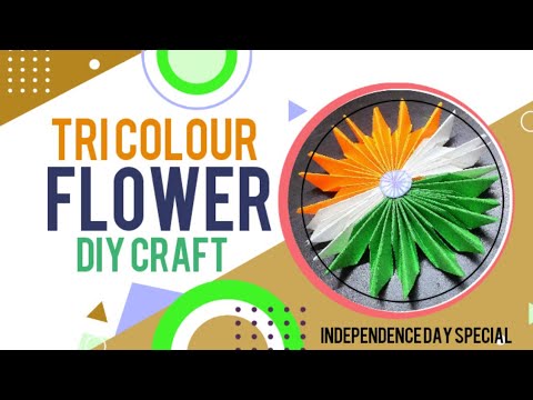 Independence Day Craft Ideas | Tricolour Flower | New 2022 | @Shreyashi Parida