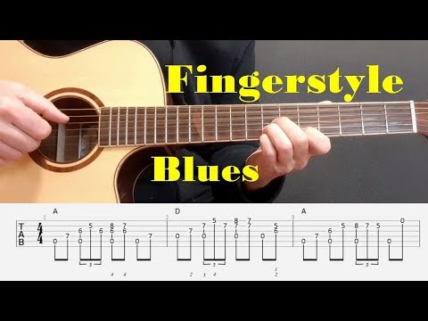 Fingerstyle Blues with tabs