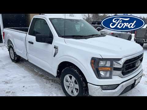 2023 Ford F-150 XLT 2WD Reg Cab 8' Box in White for sale at Boyer Ford Lincoln (Bobcaygeon) Ltd. in Kawartha Lakes, ON
