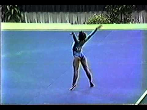 23rd AA Anja Wilhelm FX   1985 World Gymnastics Championships 9 500