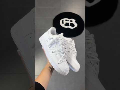 Another WHITE 2.0 Custom Nike Air Force 1 - Watch the trend grow! 👟😮‍💨 #shorts #sneakerhead