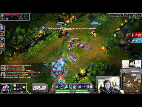 Bjergsen - Yasuo vs Nidalee - mid «Beast» [R/m] (Challenger I)