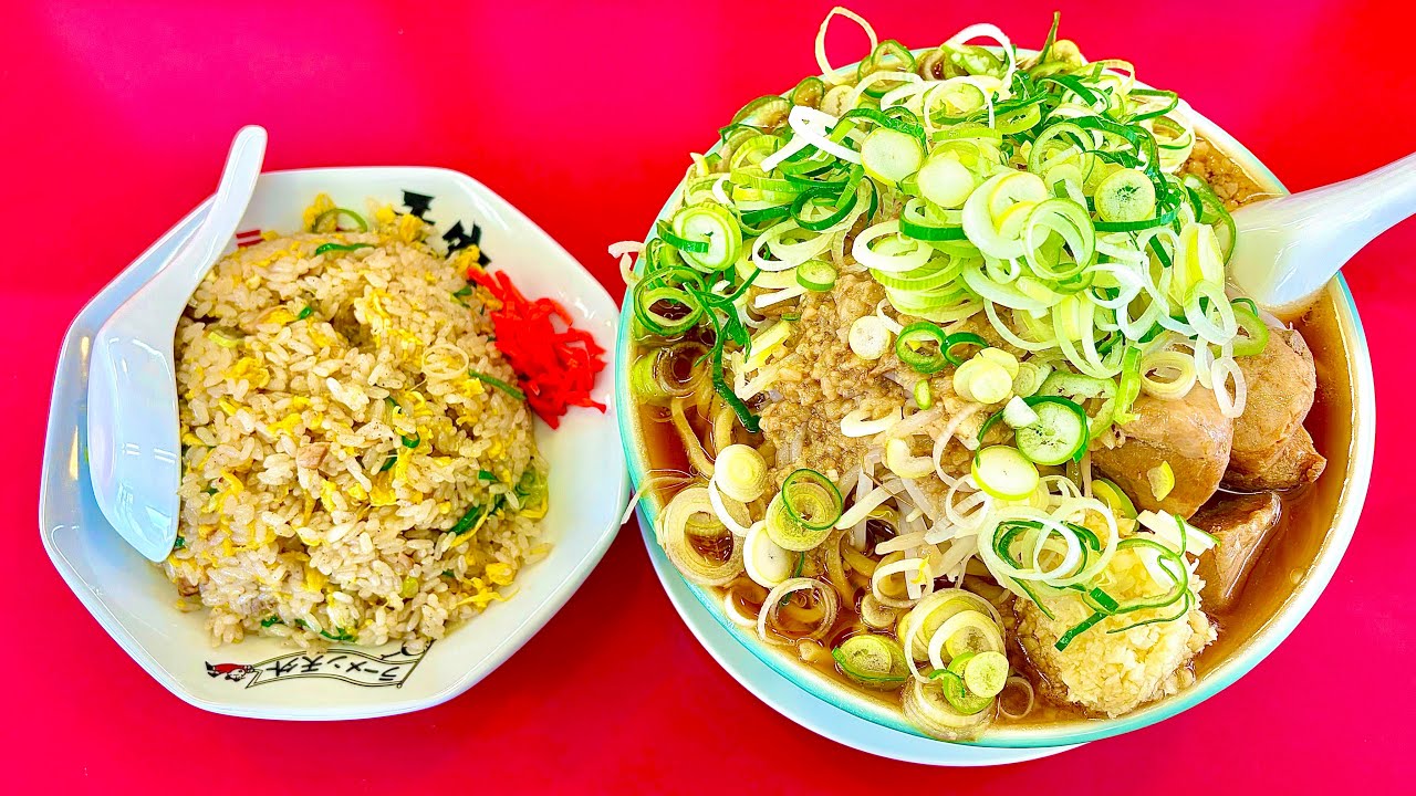 【岐阜デカ盛り】天ジロー麺400グラム・チャーハン大盛り/ラーメン天外長良店【岐阜県岐阜市長良福光】