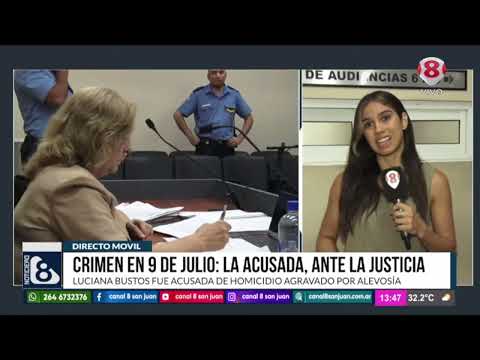 CRIMEN EN 9 DE JULIO: LA ACUSADA, ANTE LA JUSTICIA