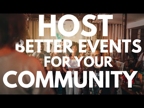 How to host your next community event
