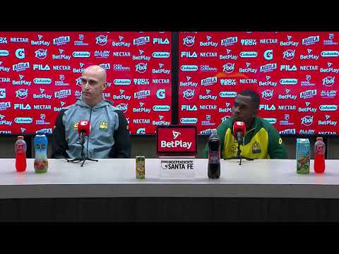 RUEDA DE PRENSA COMPLETA IND SANTAFE VS ATLÉTICO BUCARAMANGA / 2026