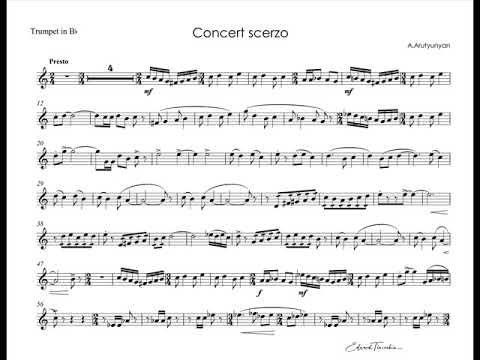 Arutyunyan, Alexander - Concert Scherzo - T.Dokshizer trumpet Bb
