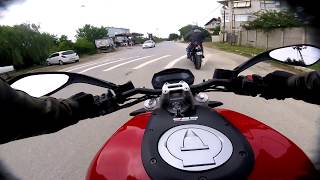 preview picture of video 'Ducati Monster 696 Cornering @Karamandere'