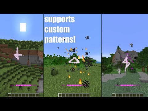 Cast magic spells by drawing a pattern in Minecraft | Minecraft tech-demo