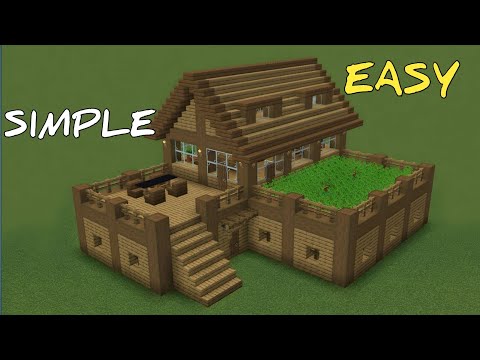 KHADIJA'S GAMING CHANNEL - Simple survival house minecraft tutorial