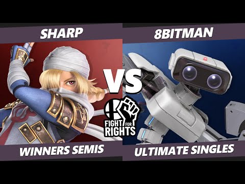 FFR East Ultimate Winners Semis - AMG | 8BitMan (ROB) Vs. NEST | Sharp (Sheik) SSBU Singles