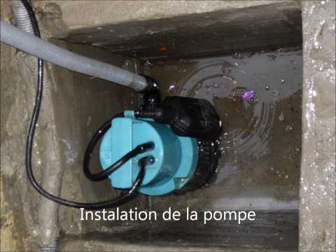 comment regler flotteur pompe vide cave