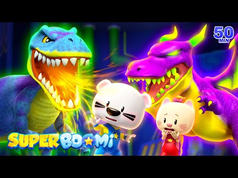 Let’s Duel, Dinosaur Knights!🦖| Exciting Dinosaur Cartoons | Super BOOMi | Rescue Adventures