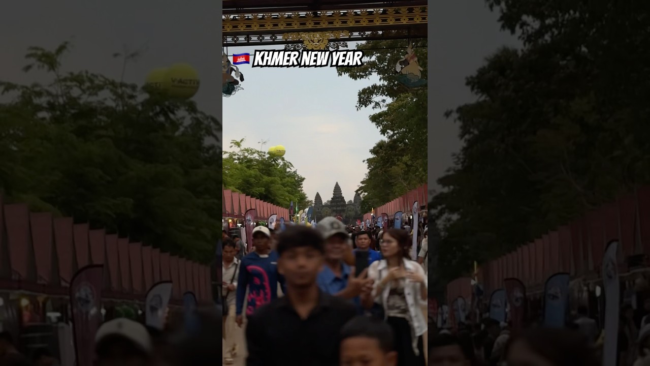 🇰🇭 Khmer New Year #travel #siemreap #khmernewyear #visitcambodia #angkorwat