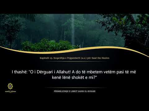 Sahih Buhari - Hadith 650 - Keqardhja e Pejgamberit (a.s.) për Saad Ibn Haulen