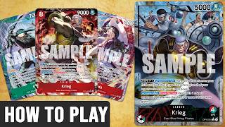 How To Play Krieg - One Piece TCG