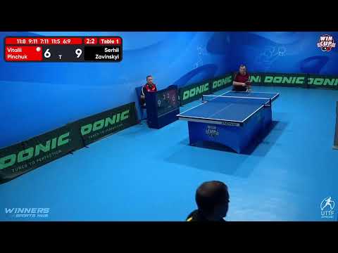 09:00 Vitalii Pinchuk 2-3 Serhii Zavinskyi West 1 WIN CUP 09.10.2022 | TABLE TENNIS WINCUP