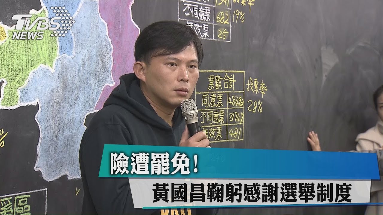 險遭罷免! 黃國昌鞠躬感謝選舉制度