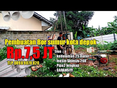 Pekerjaan sumur bor Sawangan Depok
