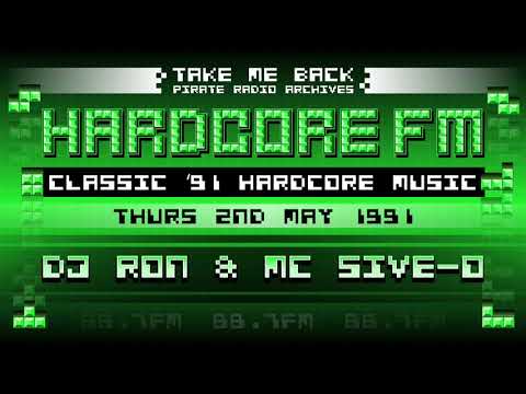 DJ Ron & MC 5ive-0 | Classic '91 Hardcore Music | Hardcore FM 88.7 | Thurs 2nd May 1991