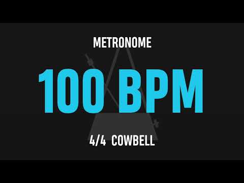 100 BPM 4/4 - Best Metronome (Cowbell)