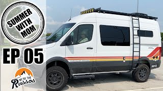 Only in Oklahoma | Mom's First RV Drive & Unveiling Camper Van Life