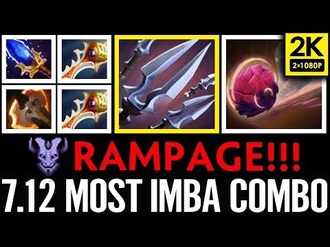 7.12 MOST IMBA COMBO with RIKI Aghanims x Rapier by Waga Fun Game Dota 2 Pro