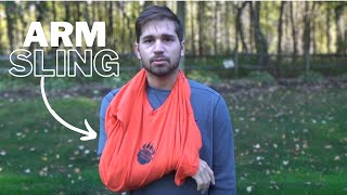 Arm Sling from a T-Shirt