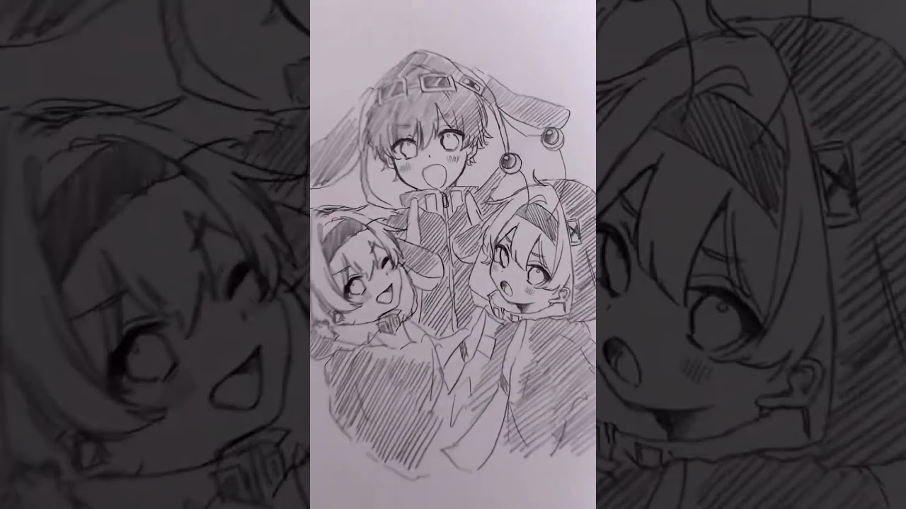 地球最後の日に君とチュウがしたい 描いてみた!