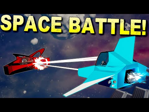 Multiplayer Space Battle with Super Strength Laser Cannons!  - Main Assembly Gameplay