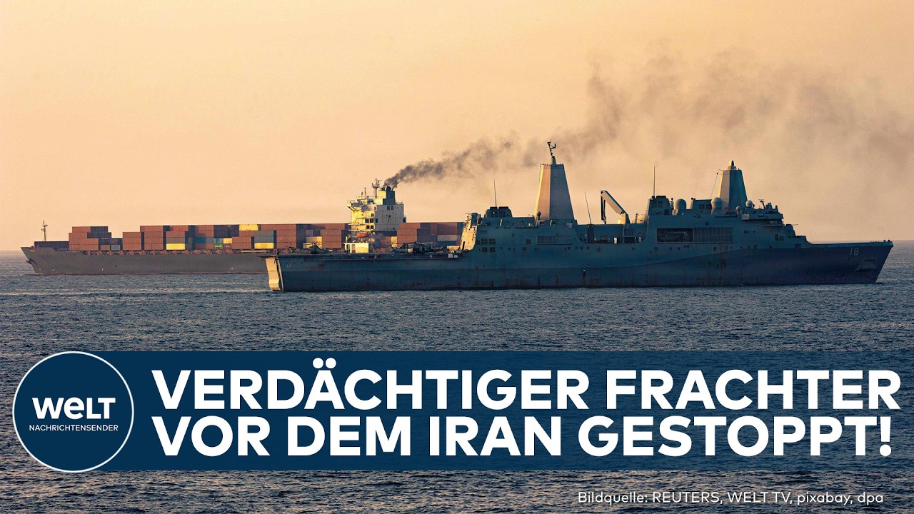IRAN: Militär-Drama auf See! USA stoppen Schiff im Krisengebiet