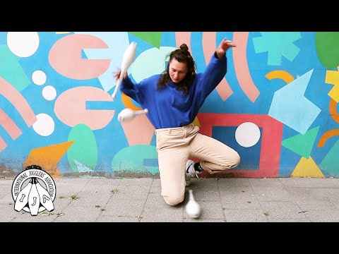 IJA Tricks of the Month by Liza van Brakel from Netherlands | Juggling Clubs