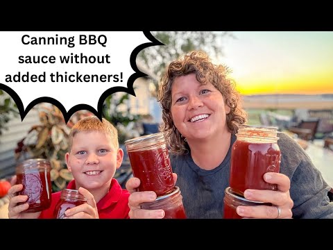 Canning Barbecue Sauce,  BBQ sauce NO ADDED THICKENERS