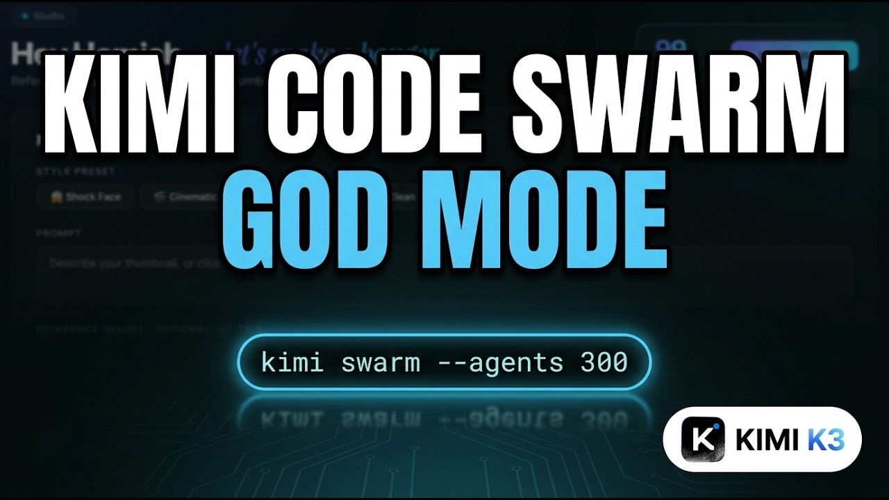 Moonshot AI COOKED: Kimi K3 Code Swarm is ABSOLUTELY INSANE