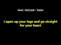 Mac Miller Skin Instrumental Karaoke