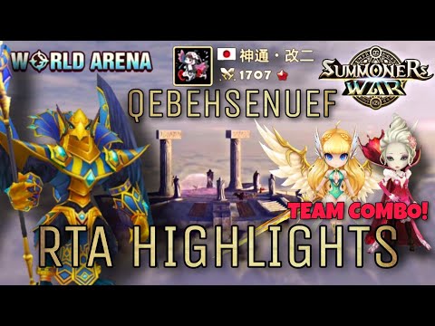 Qebehsenuef (Water Horus) RTA Highlights - Summoners War