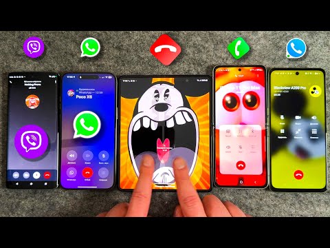 OnePlus + Z Flip 3 + iPhone + Moto + Z Fold 3   Guess Who Incoming Call   Viber & WhatsApp & Zangi