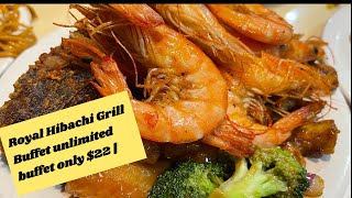 Royal Hibachi Grill Buffet unlimited buffet only $22 |New Jersey|#sylhetivlog#sushi🍣#