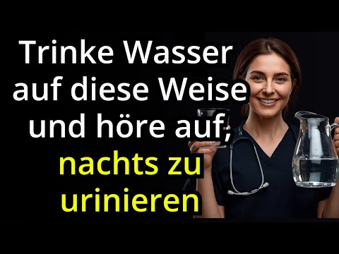 Urologe verrät: Wie man Wasser trinken sollte, um nachts nicht aufstehen zu müssen.