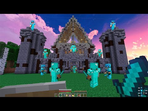 CHAOS: Castle Siege! Griefers vs Players! Clash of Clans in Minecraft
