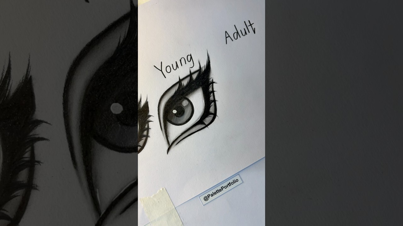 Kids to Adult, eye drawing. #howtodraw #art #drawing #artist #shorts