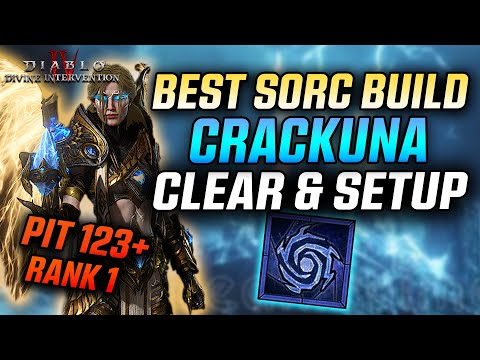 The BEST Sorc Build Crackling Energy Crackuna - S11 Diablo 4